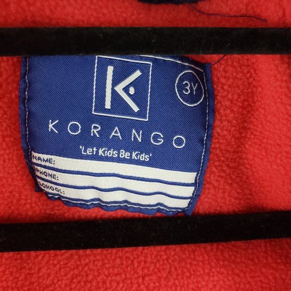 Korango Rain Jacket Rocket Spaceship Unisex Size 3Y - Picture 4 of 8